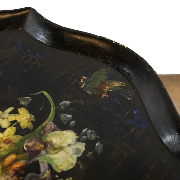 M-5659 Antique 19th Century Painted Tilt TopTable Penderyn Antiques (7)