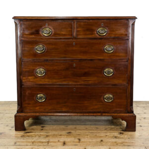 M-5669 Antique 19th Century Mahogany Chest of Drawers Penderyn Antiques (2)