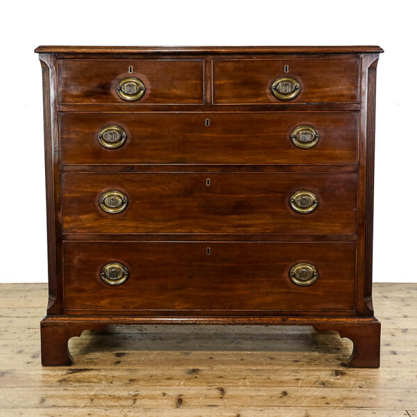 M-5669 Antique 19th Century Mahogany Chest of Drawers Penderyn Antiques (2)