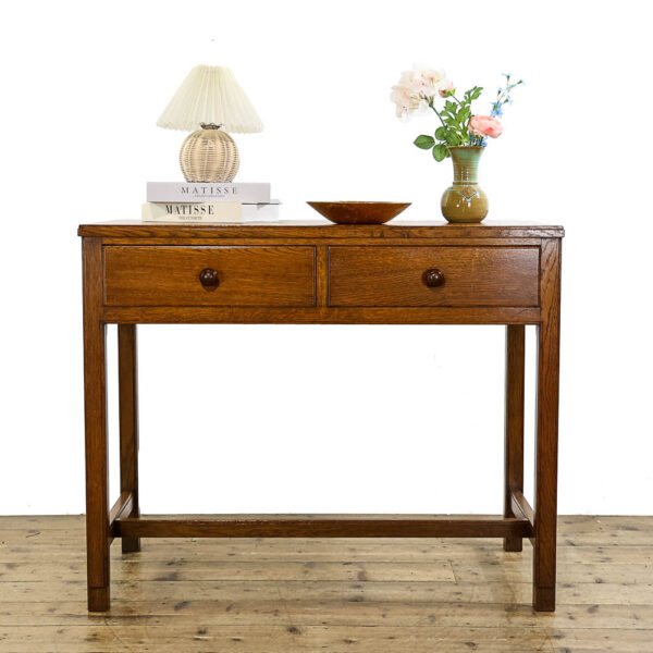 M-5646 Vintage Oak Side Table Penderyn Antiques (1)