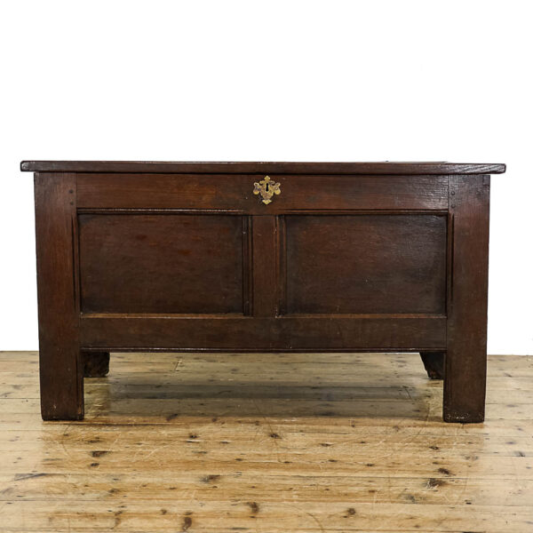 M-5655 Antique 18th Century Oak Coffer Penderyn Antiques (1)