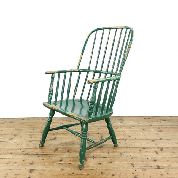 M-5660 Antique Georgian Windsor Elbow Armchair Penderyn Antiques (1)