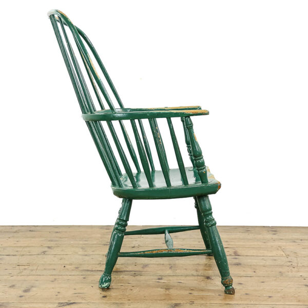 M-5660 Antique Georgian Windsor Elbow Armchair Penderyn Antiques (3)