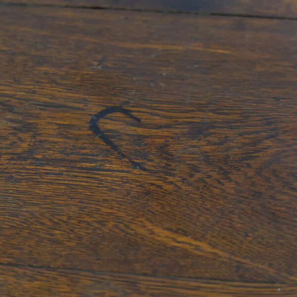 M-5674 Antique Georgian Oak Lowboy Table Penderyn Antiques (9)