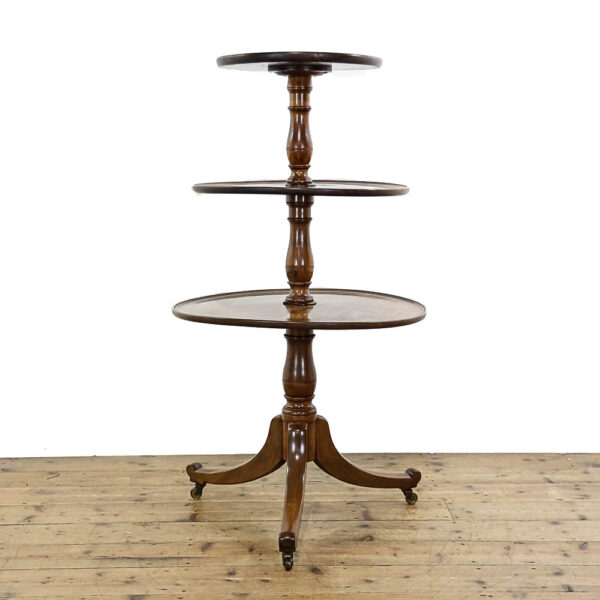M-5688 Antique Mahogany Dumb Waiter Stand Penderyn Antiques (2)