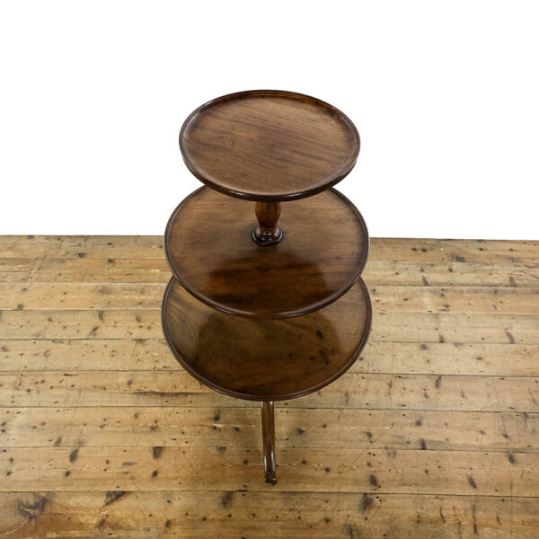 M-5688 Antique Mahogany Dumb Waiter Stand Penderyn Antiques (8)