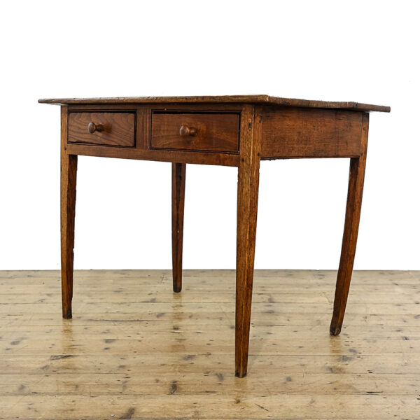 M-5703 Antique 19th Century Oak and Elm Side Table Penderyn Antiques (1)