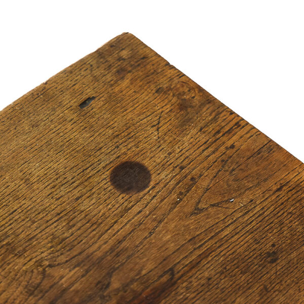 M-5703 Antique 19th Century Oak and Elm Side Table Penderyn Antiques (10)