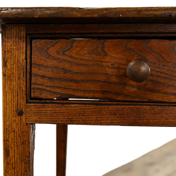 M-5703 Antique 19th Century Oak and Elm Side Table Penderyn Antiques (7)