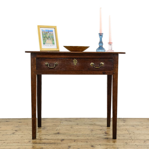M-5706 Antique Oak Lowboy Side Table Penderyn Antiques (1)