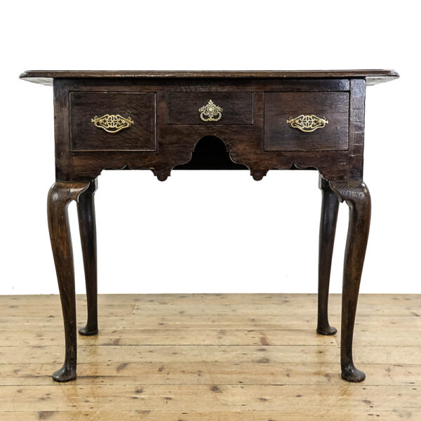 M-5730 Antique 18th Century Oak Lowboy Penderyn Antiques (1)