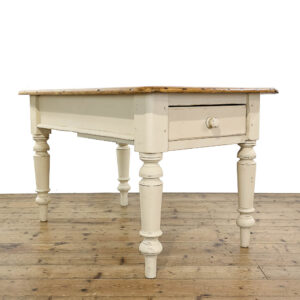 M-5739 Antique Victorian Pine Farmhouse Kitchen Table Penderyn Antiques (1)