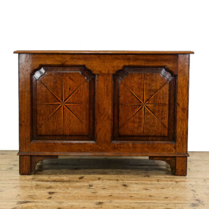 M-5762 Antique 18th Century Oak Coffer Penderyn Antiques (1)