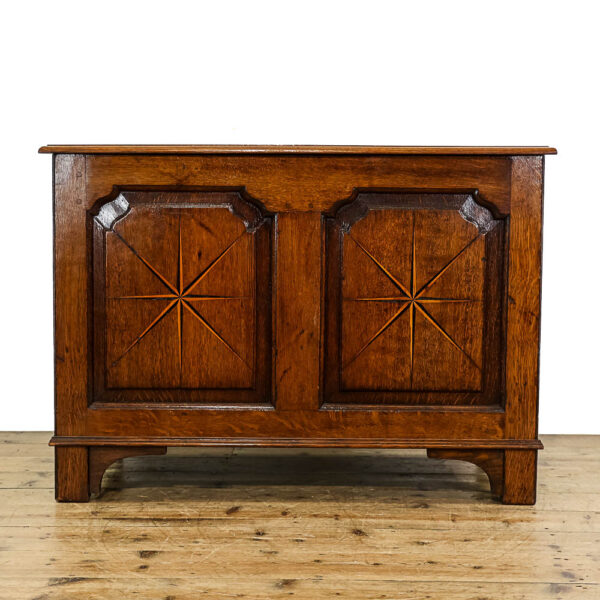 M-5762 Antique 18th Century Oak Coffer Penderyn Antiques (1)