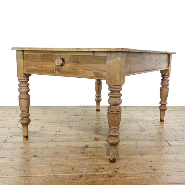 M-5686 Antique Victorian Pine Kitchen Table Penderyn Antiques (1)