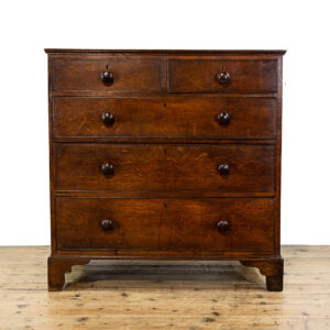 M-5763 Antique Oak Chest of Drawers Penderyn Antiques (1)