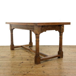 M-5785 Old English Style Oak Refectory Table Penderyn Antiques (1)