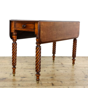 M-S018 Antique Drop Leaf Mahogany Table Penderyn Antiques (1)