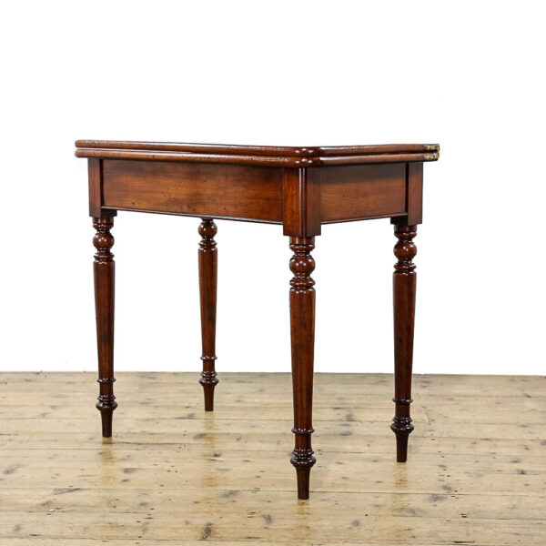M-S020 Antique George II Mahogany Fold Over Tea Table Penderyn Antiques (1)