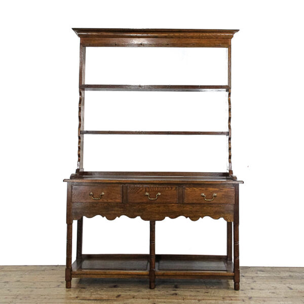 M-S023 Traditional Style Oak Welsh Dresser Penderyn Antiques (2)