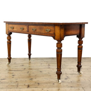 M-S024 Antique Late Victorian Mahogany Library Desk Penderyn Antiques (1)