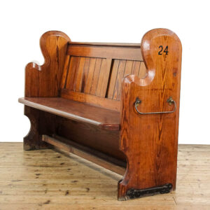 M-4226G Antique Chapel Pew Penderyn Antiques (1)