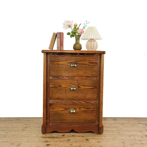 M-5680 Rustic Pine Chest of Drawers Penderyn Antiques (1)