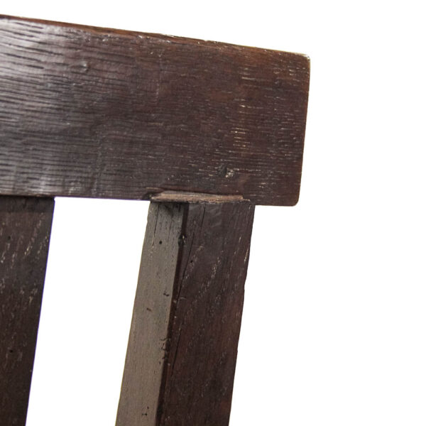 M-5701 Antique 18th Century Oak Country Commode Armchair Penderyn Antiques (11)
