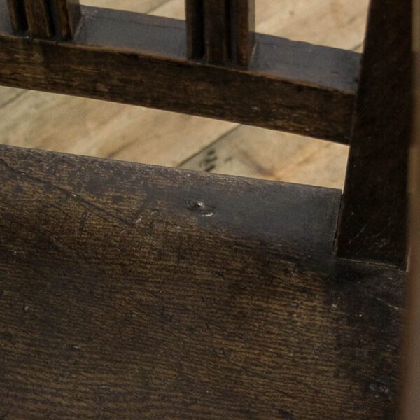 M-5701 Antique 18th Century Oak Country Commode Armchair Penderyn Antiques (9)