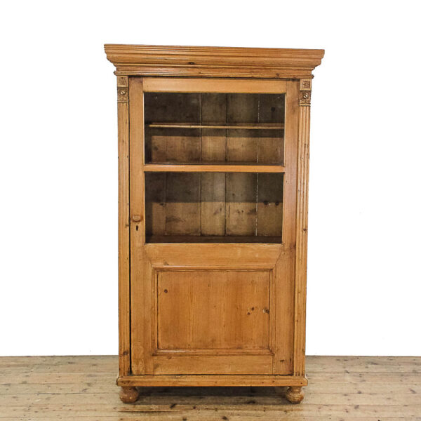 M-5740 Vintage Pine Display Cupboard Penderyn Antiques (2)