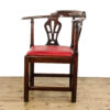 M-5775 Antique 18th Century Mahogany Corner Armchair Penderyn Antiques (2)