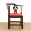 M-5775 Antique 18th Century Mahogany Corner Armchair Penderyn Antiques (5)