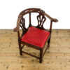 M-5775 Antique 18th Century Mahogany Corner Armchair Penderyn Antiques (6)