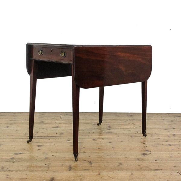 M-5793 Antique Georgian Mahogany Pembroke Table Penderyn Antiques (1)