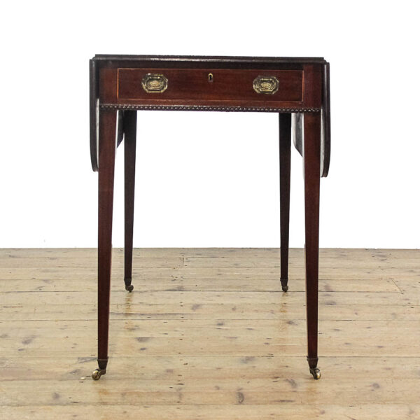 M-5793 Antique Georgian Mahogany Pembroke Table Penderyn Antiques (2)