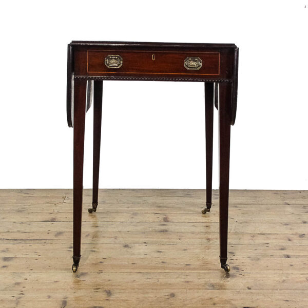 M-5793 Antique Georgian Mahogany Pembroke Table Penderyn Antiques (4)