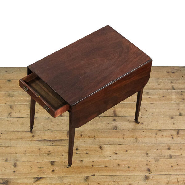 M-5793 Antique Georgian Mahogany Pembroke Table Penderyn Antiques (6)