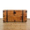 M-5795 Large 19th Century Pine Domed Chest Penderyn Antiques (2)