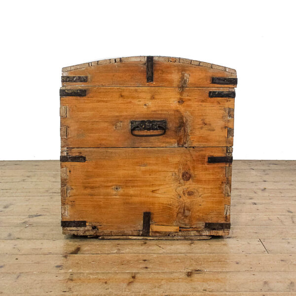 M-5795 Large 19th Century Pine Domed Chest Penderyn Antiques (3)
