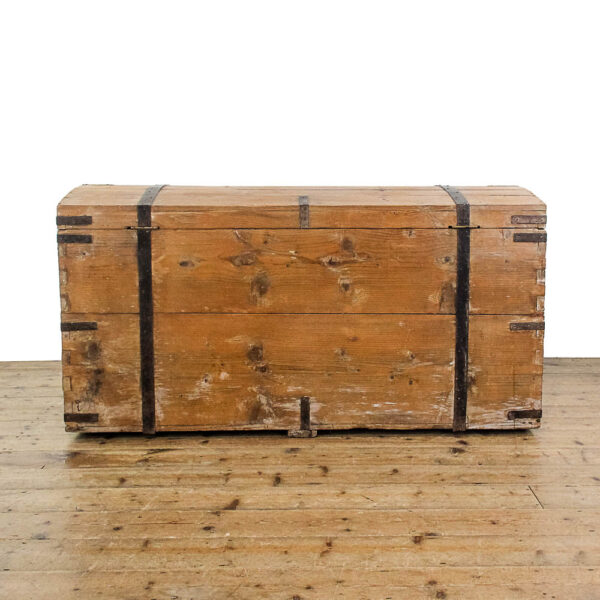 M-5795 Large 19th Century Pine Domed Chest Penderyn Antiques (4)