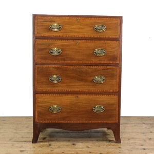 M-5800 Antique Regency Mahogany Chest of Drawers Penderyn Antiques (1)