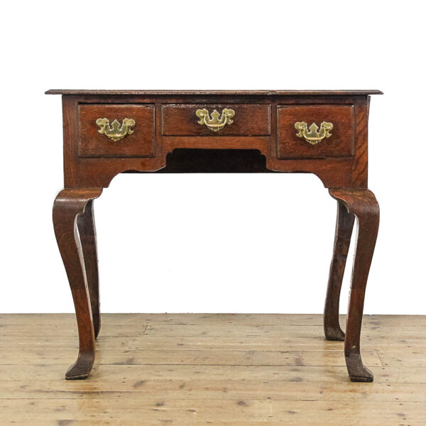 M-5812 Antique Oak Georgian Lowboy Penderyn Antiques (1)
