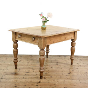 M-5814 Antique Victorian Pine Kitchen Table Penderyn Antiques (1)