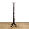 M-5826 Antique Carved Mahogany Torchere Penderyn Antiques (2)