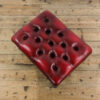 M-5832 Vintage Oxblood Leather Chesterfield Footstool Penderyn Antiques (6)