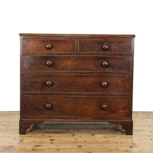 M-5839 Antique Oak Chest of Drawers Penderyn Antiques (1)