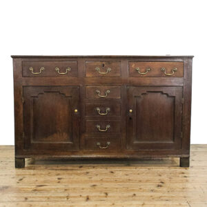 Antique Early 19th Century North Wales Oak Dresser Base