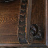 M-5787 Antique Victorian Carved Oak Settle Penderyn Antiques (10)