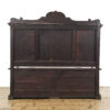M-5787 Antique Victorian Carved Oak Settle Penderyn Antiques (4)