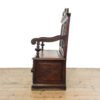 M-5787 Antique Victorian Carved Oak Settle Penderyn Antiques (5)
